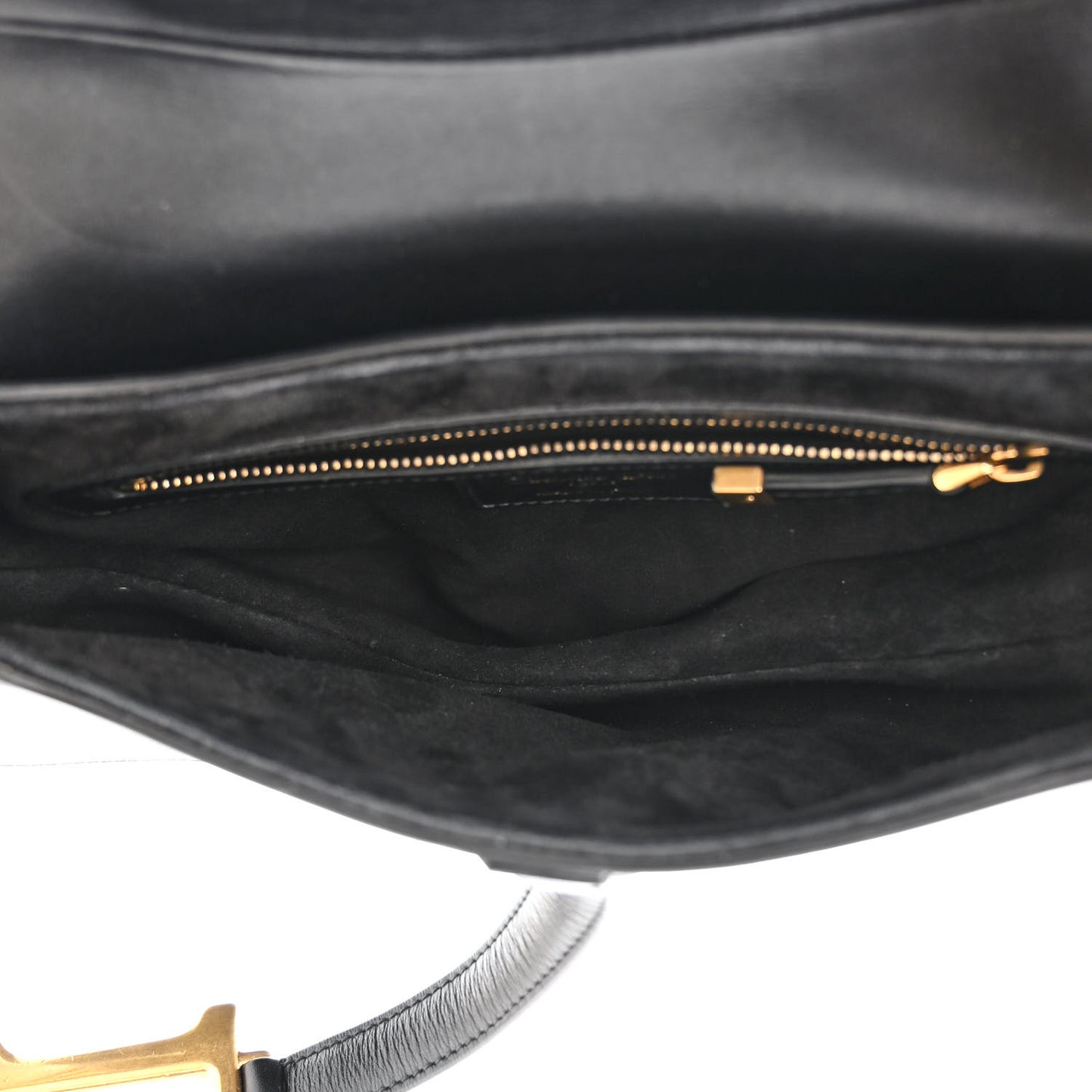 Calfskin Saddle Bag Black