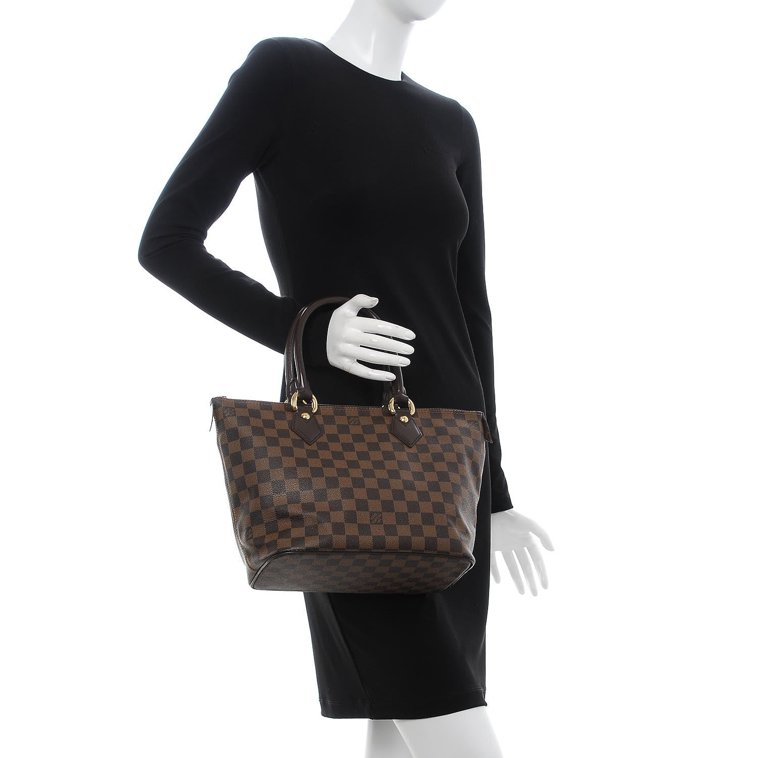 Louis Vuitton Damier Ebene Saleya PM 2 of 8