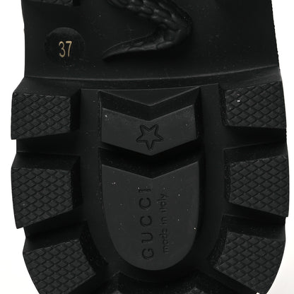 Gucci Calfskin Nappa Matelasse Frances Chelsea Boots 37 Black 7 of 12