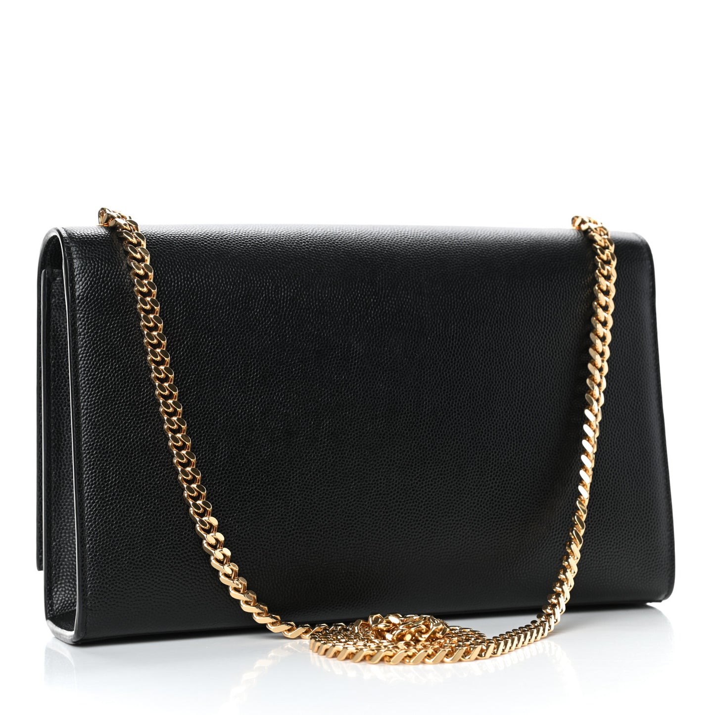 Grain De Poudre Star Studded Monogram Wallet on Chain Black