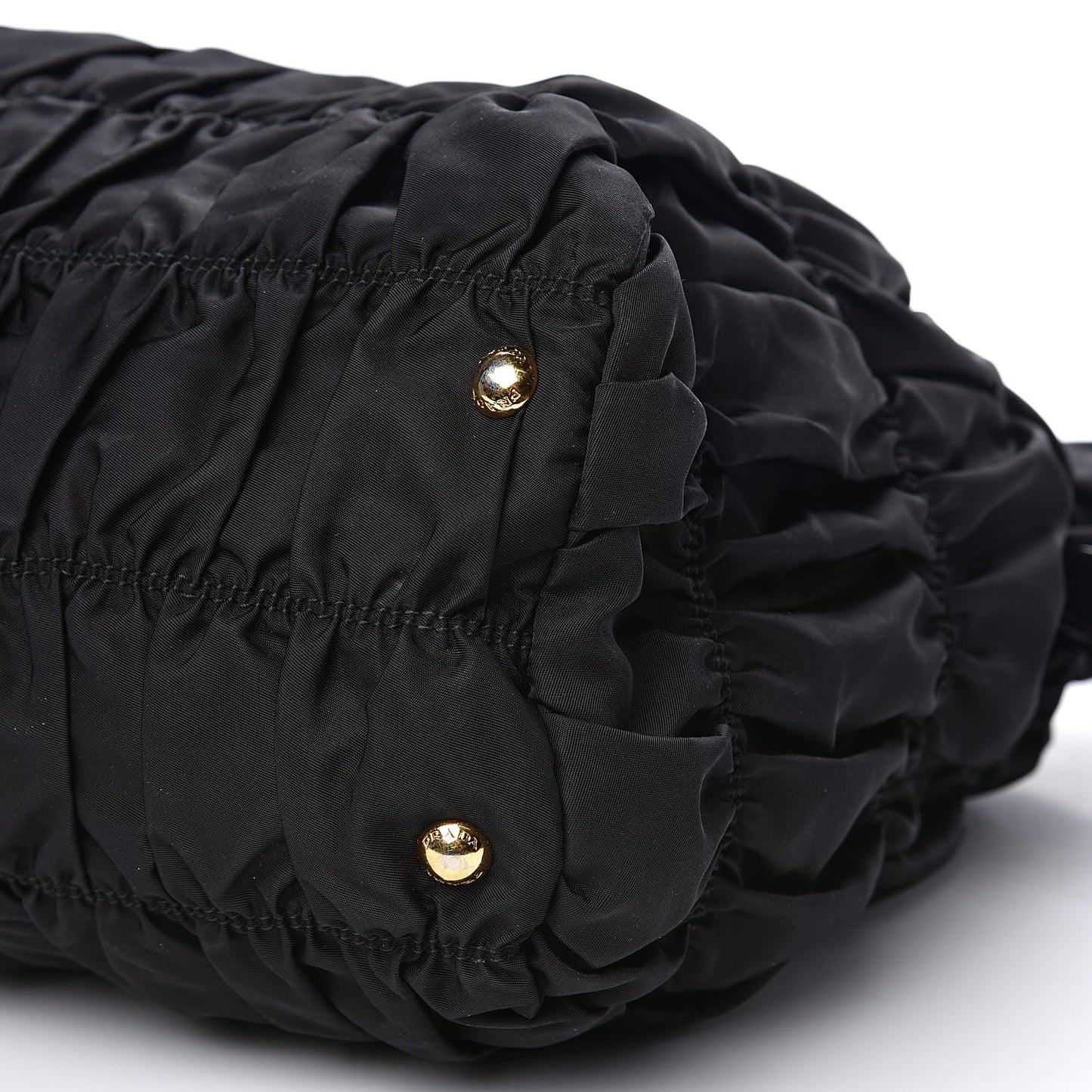Tessuto Nylon Gaufre Tote Black