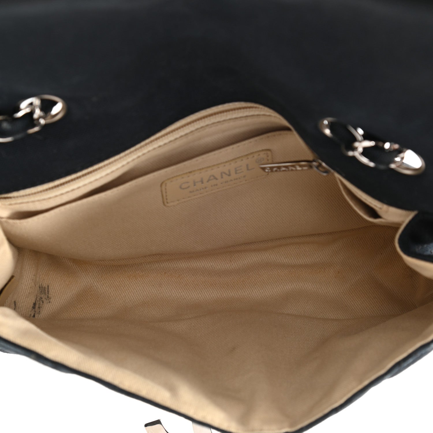 Chanel Canvas Quilted CC Cruise Flap Black 5 of 12
