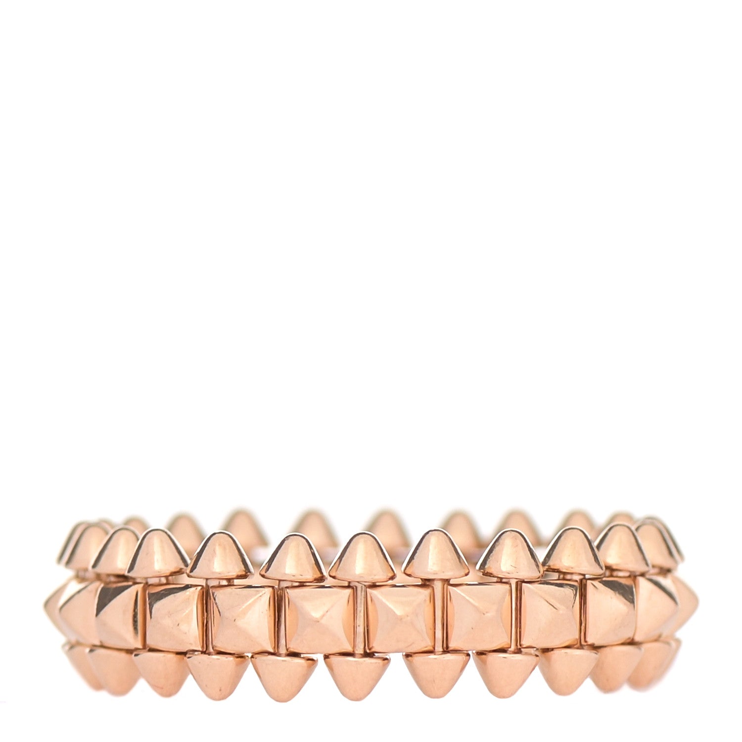 Cartier 18K Pink Gold SM Clash De Cartier Ring 57 8 3 of 5