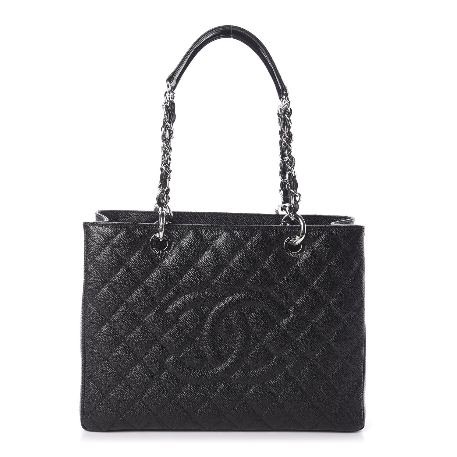 Chanel Caviar Quilted Grand Shopping Tote GST Black 1 of 10