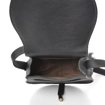 Chloe Calfskin Mini Marcie Round Crossbody Bag Black 5 of 8