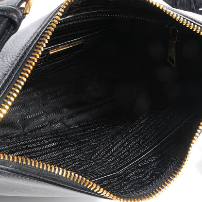 Prada Saffiano Lux Shoulder Bag Nero Black 7 of 12