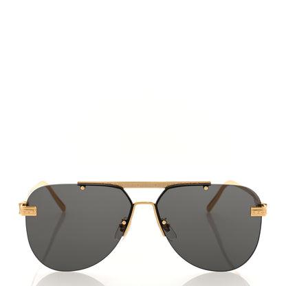 Louis Vuitton Metal LV Ash Sunglasses Z1261E Gold 2 of 8