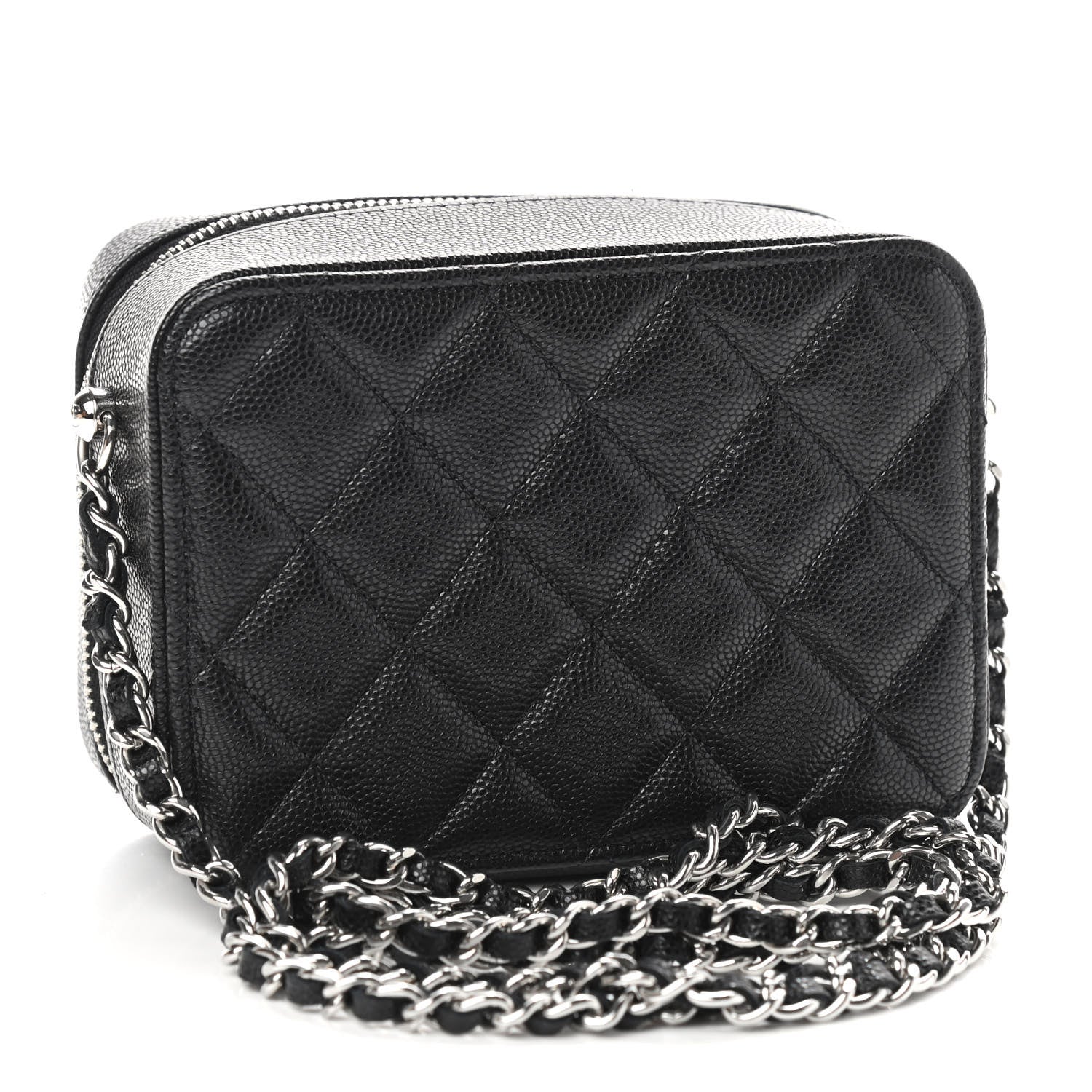 Chanel Caviar Quilted Camera Bag Black 2 of 8