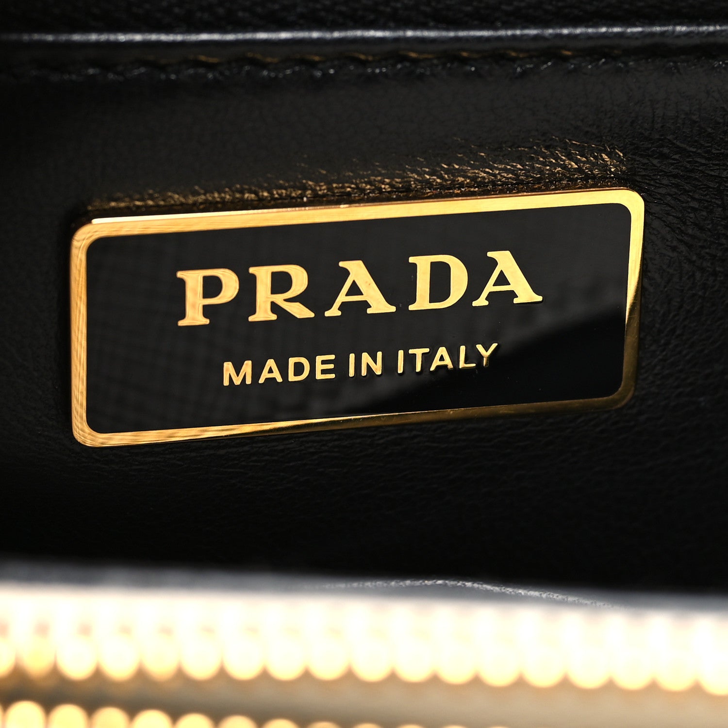 Prada Saffiano Lux Small Bi-Color Galleria Double Zip Tote Black White 7 of 13