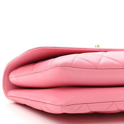 Chanel Lambskin Quilted Medium Trendy CC Flap Pink 9 of 10