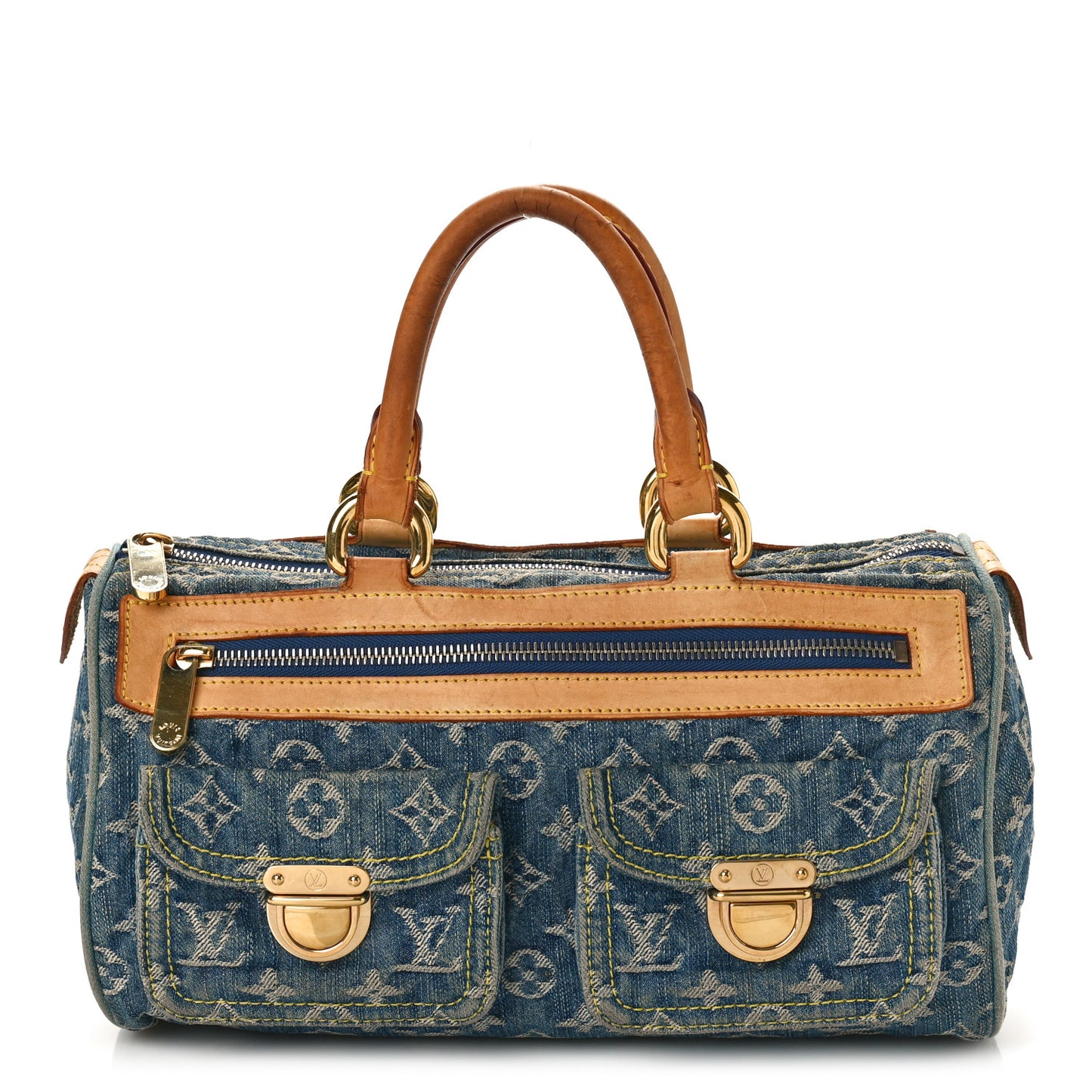 Monogram Denim Neo Speedy Blue