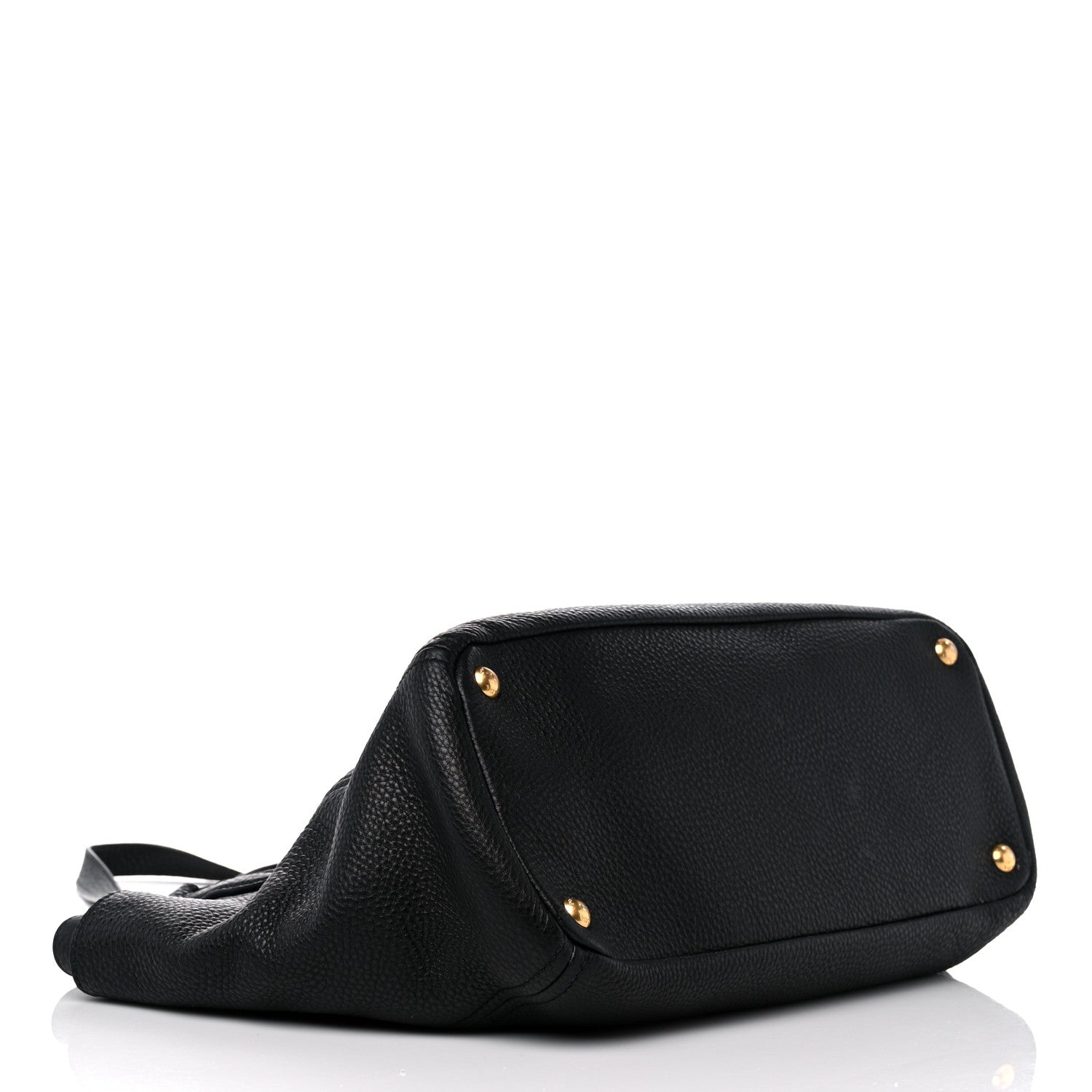 Prada Vitello Daino Shoulder Bag Black 4 of 13