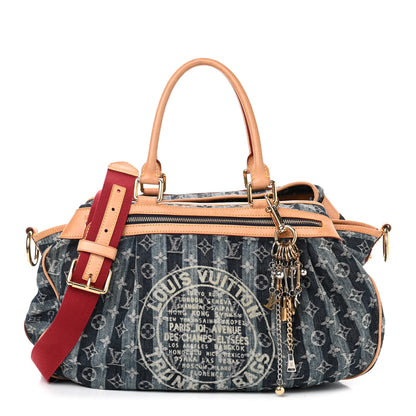 Louis Vuitton Denim Raye Cabas GM 1 of 16