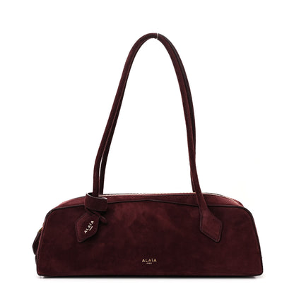 Alaia Suede Goatskin Medium Le Teckel Bag Rouge Grenat 1 of 10