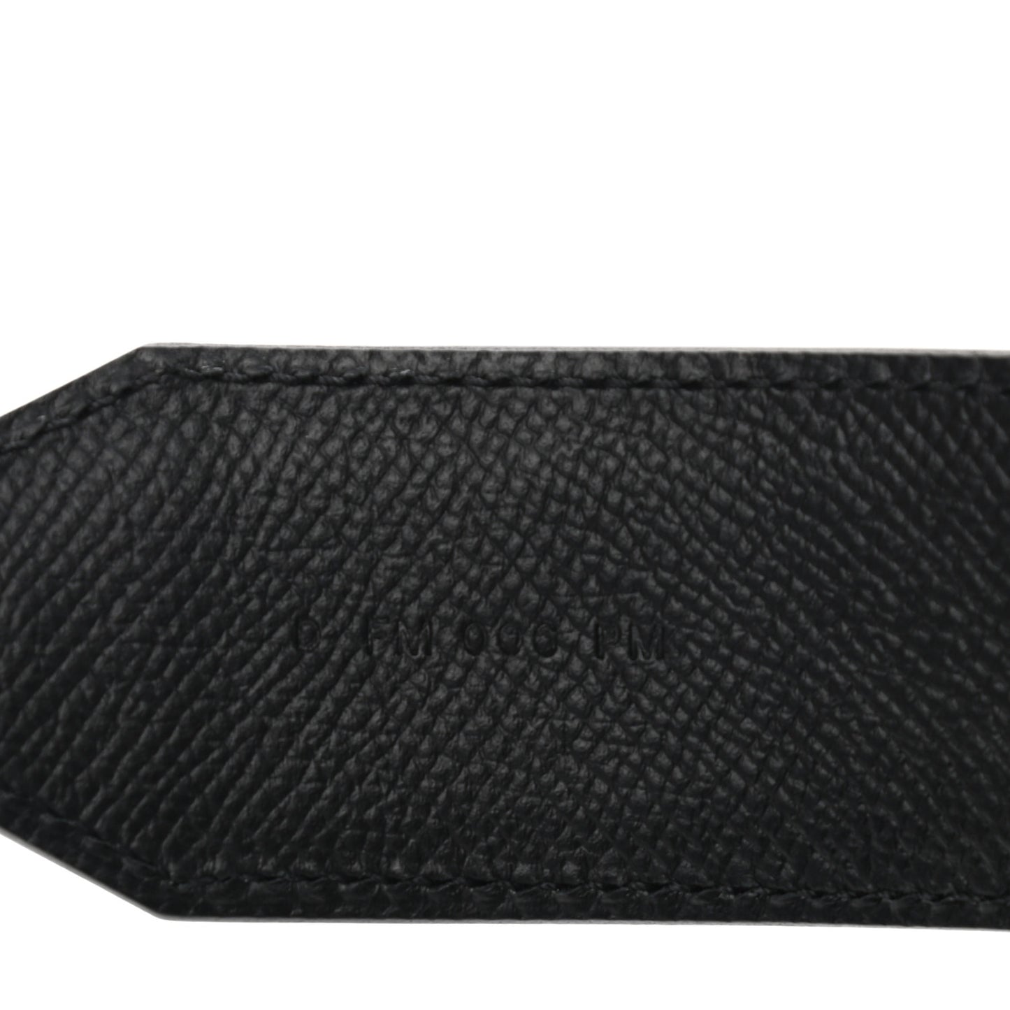 Epsom 30mm Hexagone Tressage Shoulder Strap Black Craie