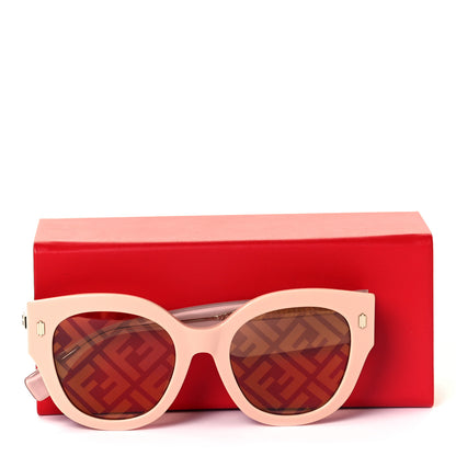 Fendi Acetate FF Cat Eye Sunglasses FF 0452 Pink 7 of 7