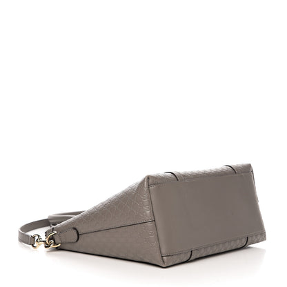 Gucci Soft Microguccissima Small Zippered Satchel Loess 3 of 12