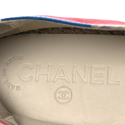Chanel Fabric Patent CC Espadrilles 39 Multicolor Black 9 of 10