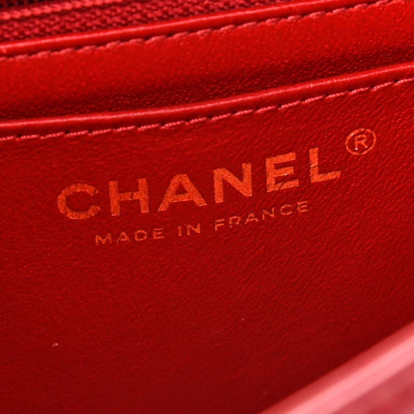 Aged Calfskin Quilted 2.55 Reissue Mini Flap Red