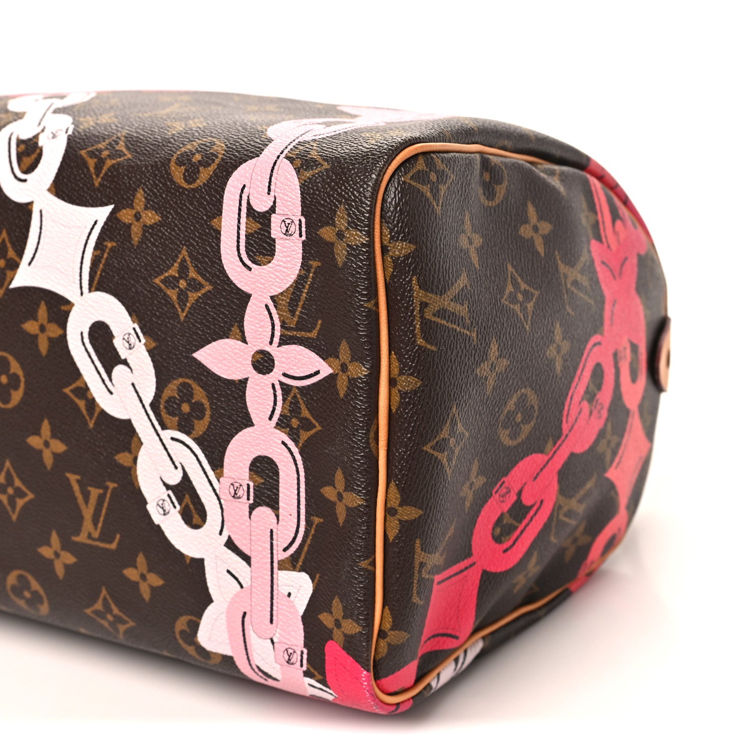 Louis Vuitton Monogram Roses Speedy 30 9 of 9