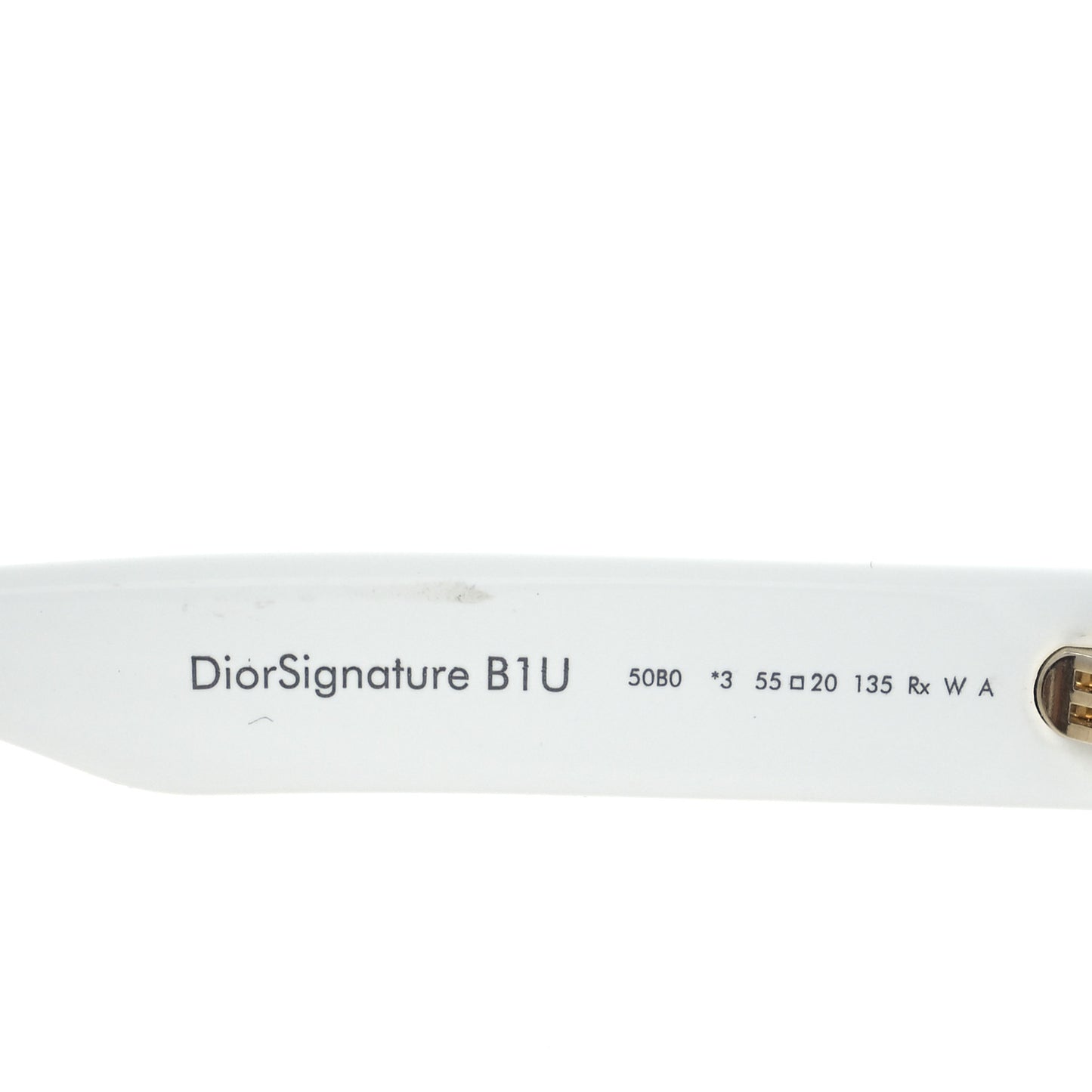Acetate DiorSignature B1U Butterfly Sunglasses White