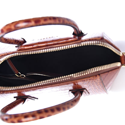 Givenchy Calfskin Crocodile Embossed Small Antigona Cognac 5 of 11