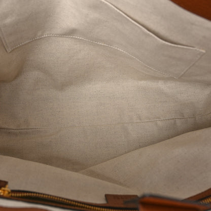Gucci New Denim GG Monogram Medium Ophidia Shopping Tote Blue Tea Cuir 5 of 9