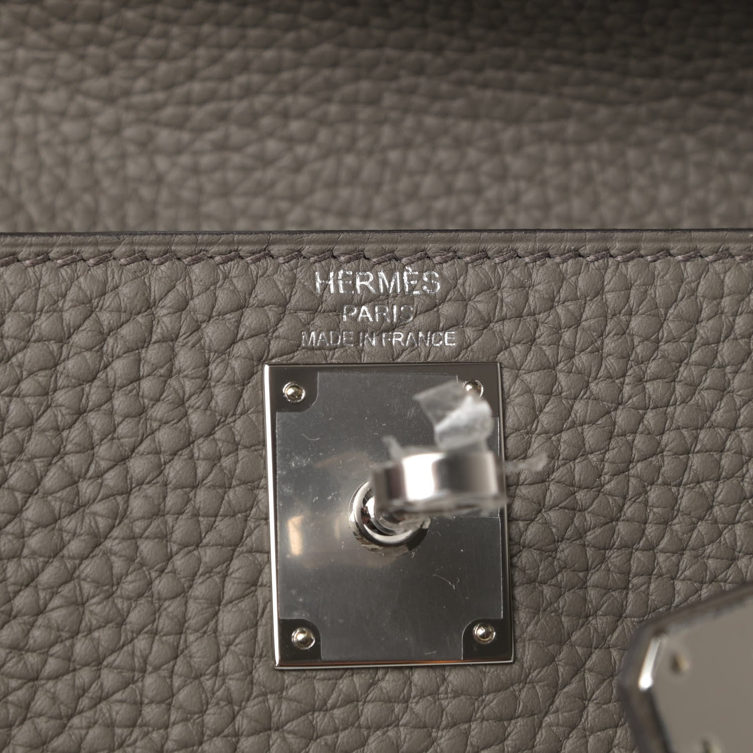 Hermes Taurillon Clemence Kelly Ado Backpack Etain 6 of 10