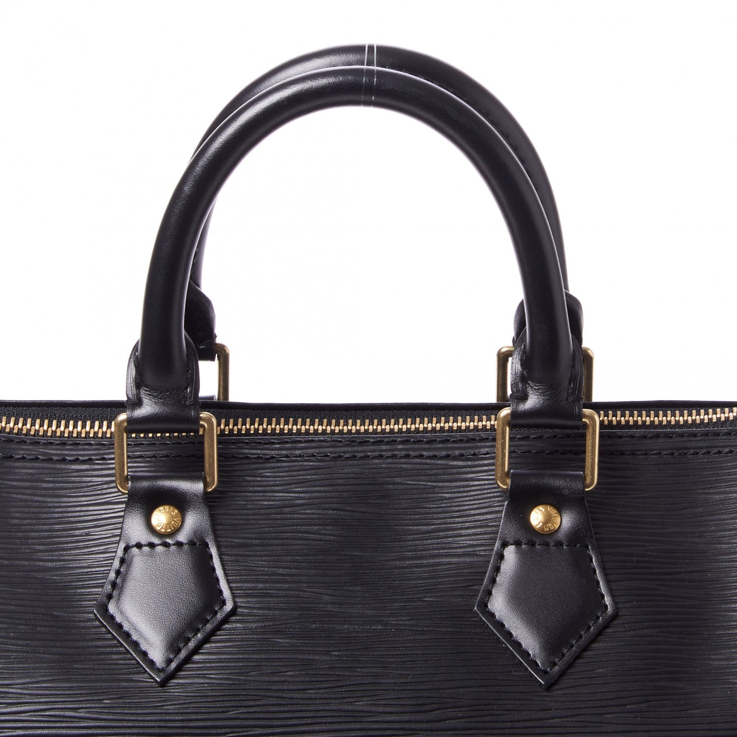 Louis Vuitton Epi Speedy 25 Black 7 of 9
