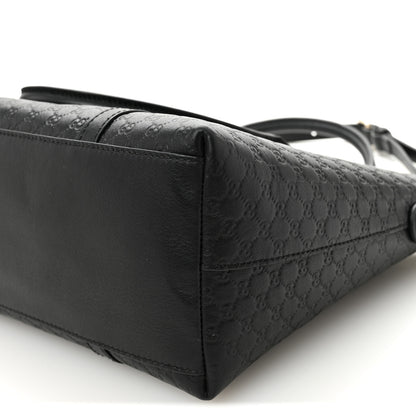 Gucci Soft Microguccissima Small Zippered Satchel Black 10 of 10