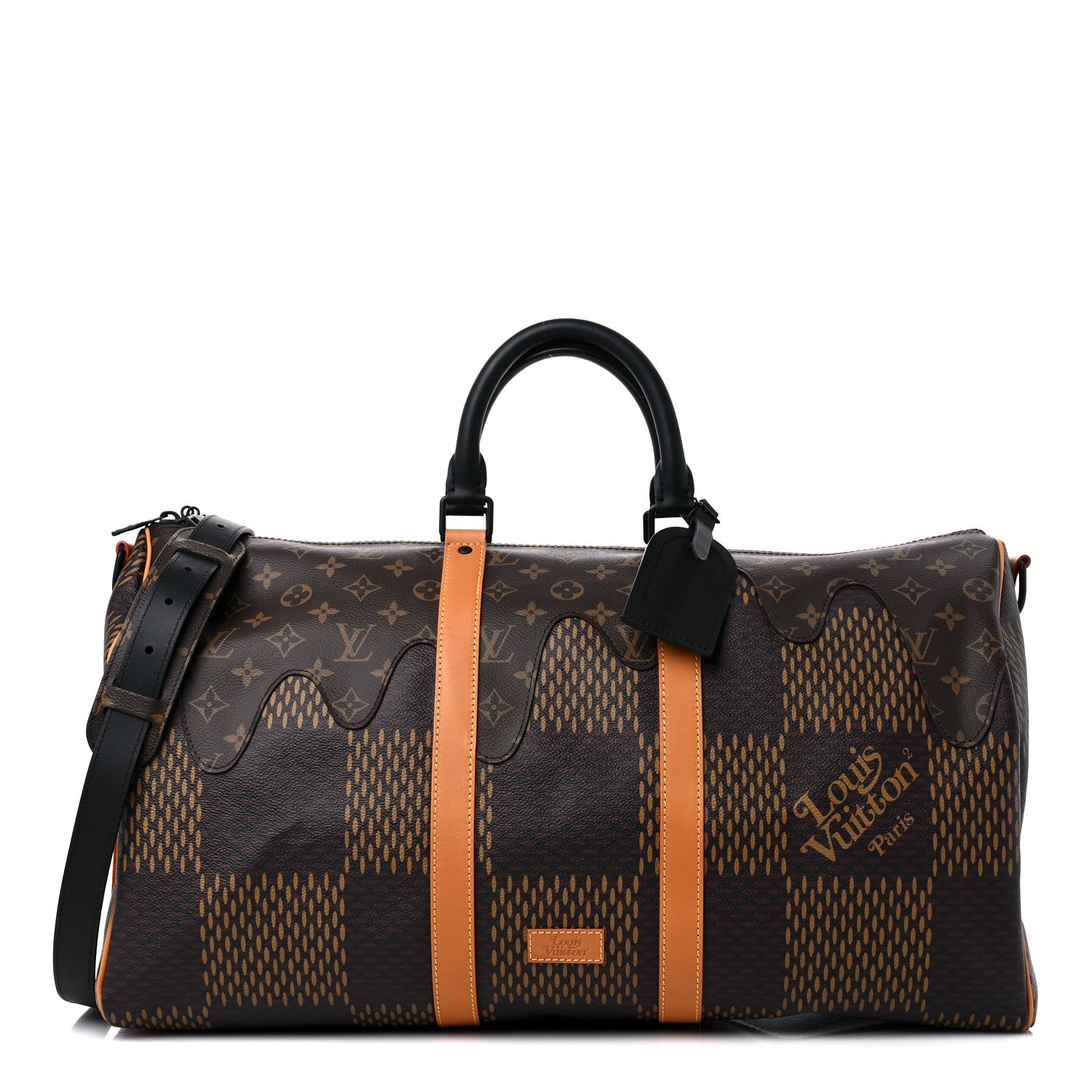 Louis Vuitton x Nigo Giant Damier Ebene Monogram Keepall Bandouliere 50 1 of 8