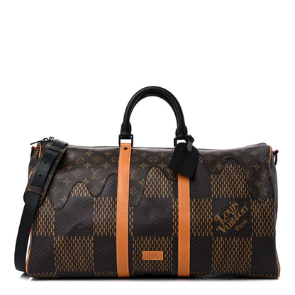 Louis Vuitton x Nigo Giant Damier Ebene Monogram Keepall Bandouliere 50 1 of 8