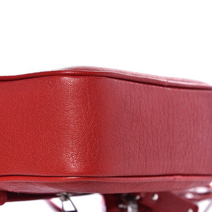 Saint Laurent Lambskin Monogram Lou Belt Bag Red 7 of 9