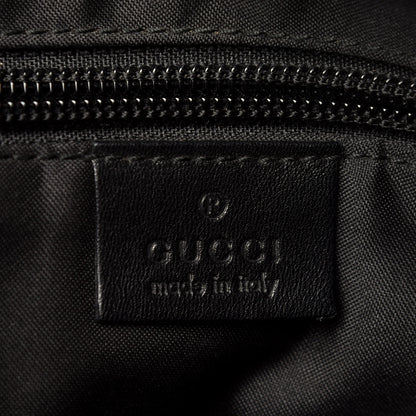 Gucci Nylon Calfskin Large Tote Black 6 of 12