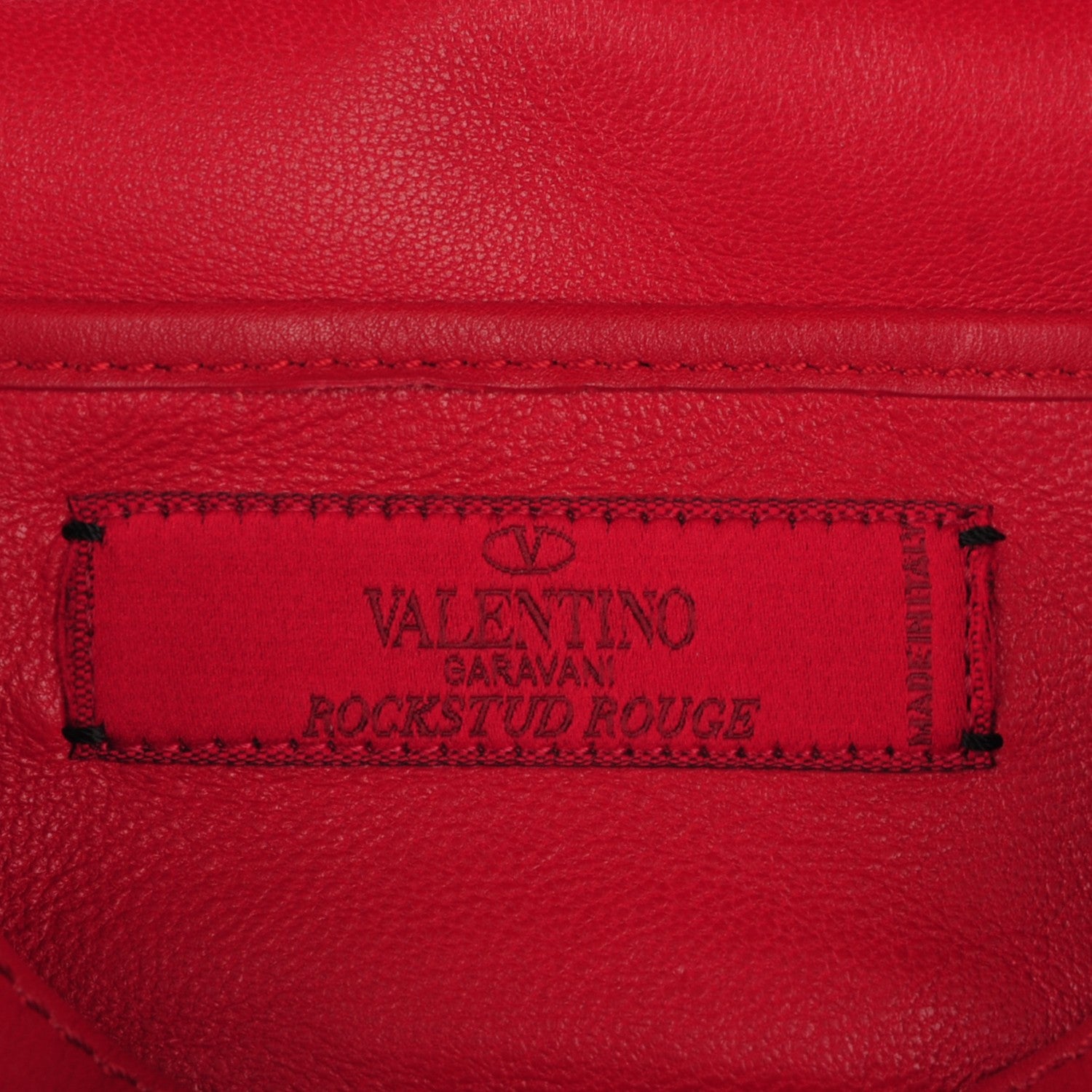 Valentino Garavani Vitello Monochrome Mini Rockstud Flap Saddle Crossbody Bag Rosso Valentino 6 of 6