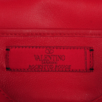 Valentino Garavani Vitello Monochrome Mini Rockstud Flap Saddle Crossbody Bag Rosso Valentino 6 of 6