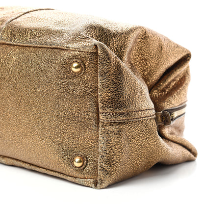 Saint Laurent Volcano Crackled Calfskin Medium Easy Y Bag Gold 7 of 12