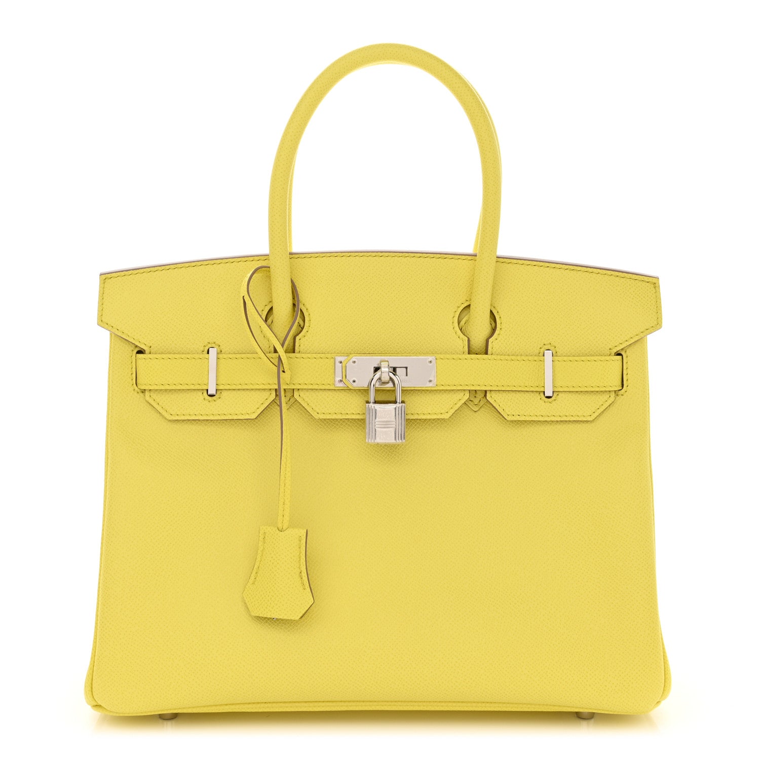 Hermes Epsom Birkin 30 Lime 1 of 11