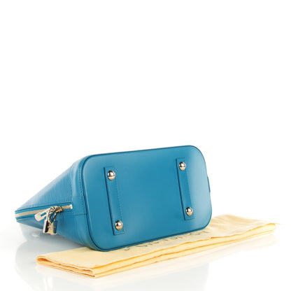 Louis Vuitton Epi Alma PM Cyan 4 of 7