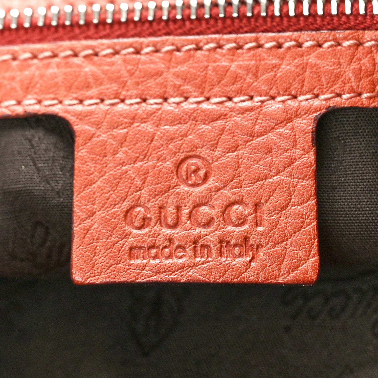 Monogram Medium Bamboo Bar Tote Coral