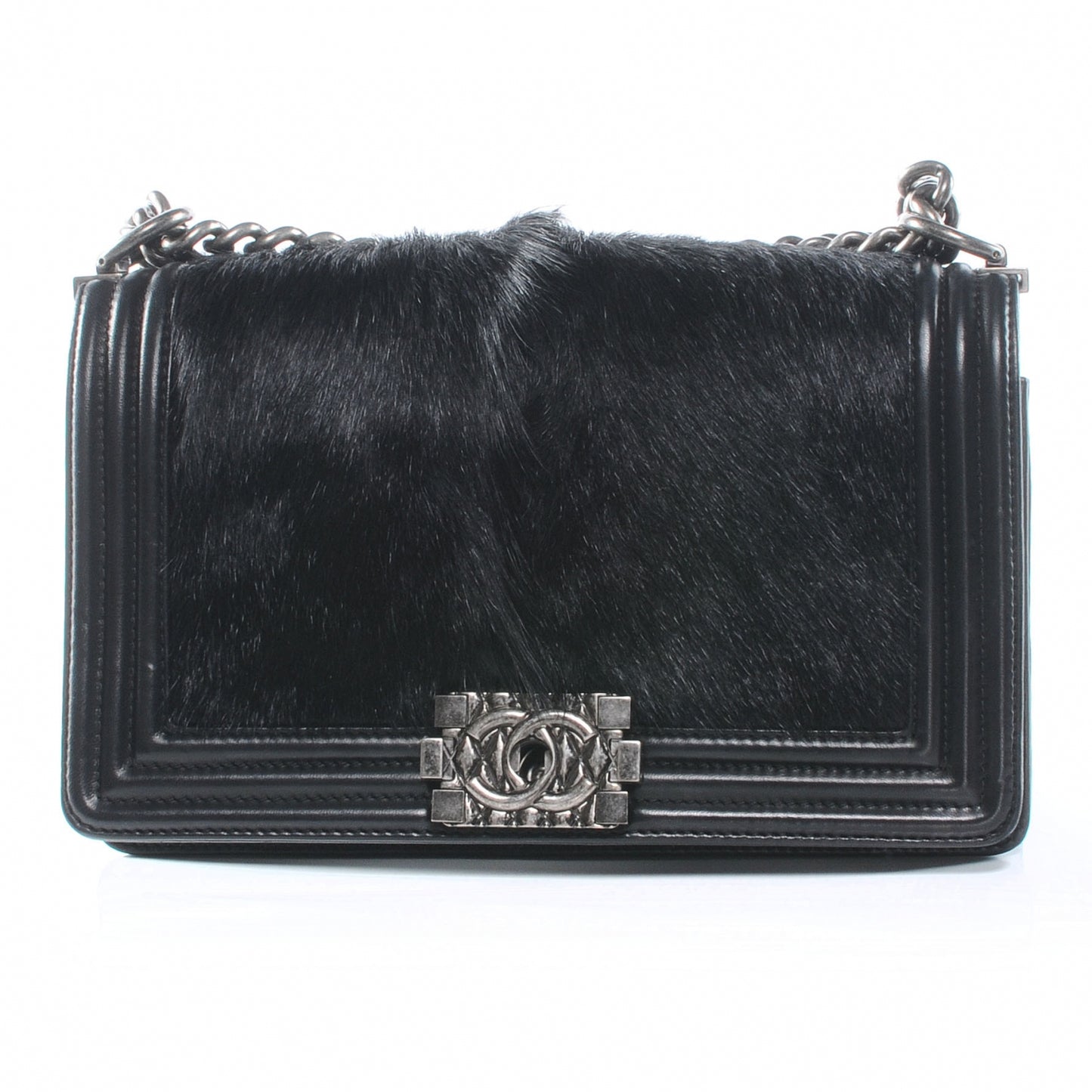 Goat Hair Medium Celtic Boy Flap Black