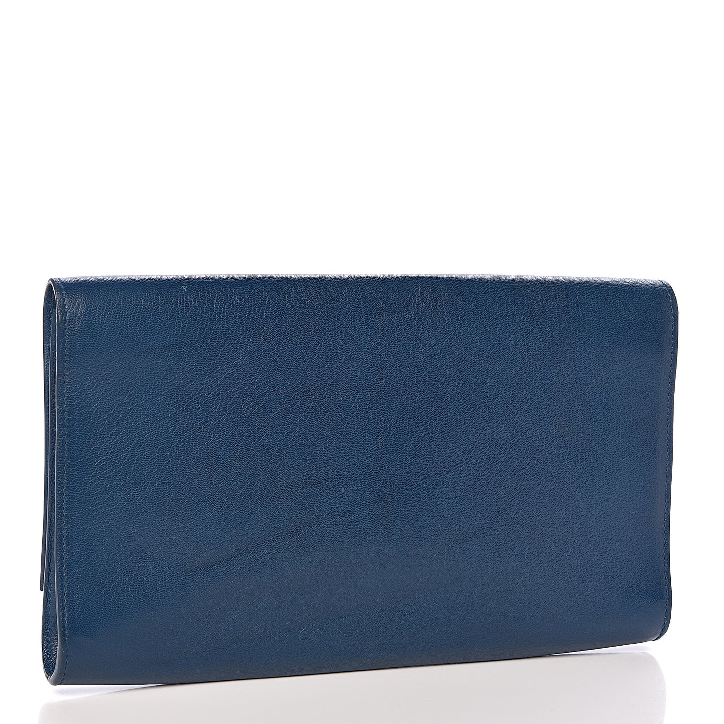 Goatskin Large Belle De Jour Clutch Blue
