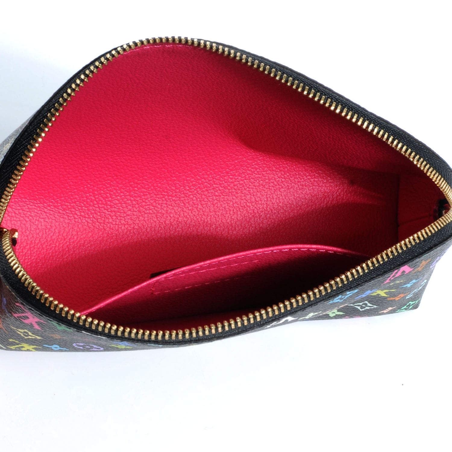Louis Vuitton Monogram Multicolor Cosmetic Pouch Black Grenade 3 of 8