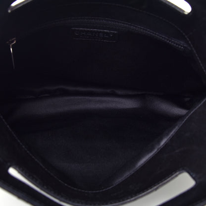 Chanel Lambskin Diamond Stitch Convertible Clutch Black 5 of 7