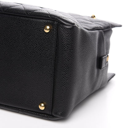 Chanel Caviar Quilted Petit Timeless Tote PTT Black 8 of 10