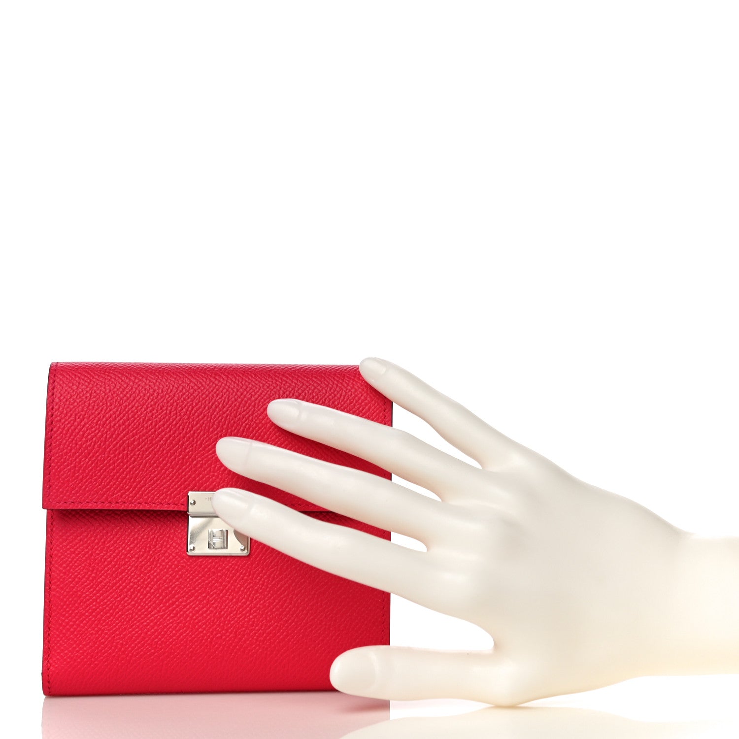 Hermes Epsom Clic 12 Wallet Rose Extreme 2 of 11