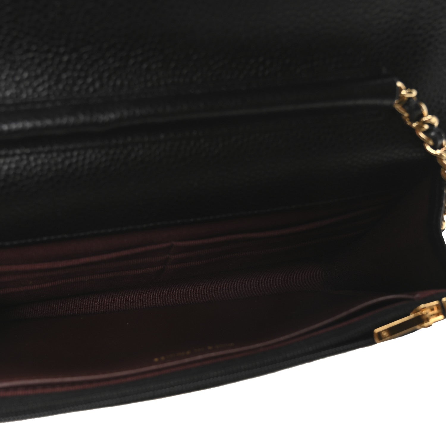 Chanel Caviar Quilted Wallet On Chain WOC Black 5 of 10