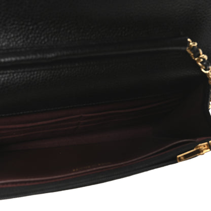 Chanel Caviar Quilted Wallet On Chain WOC Black 5 of 10