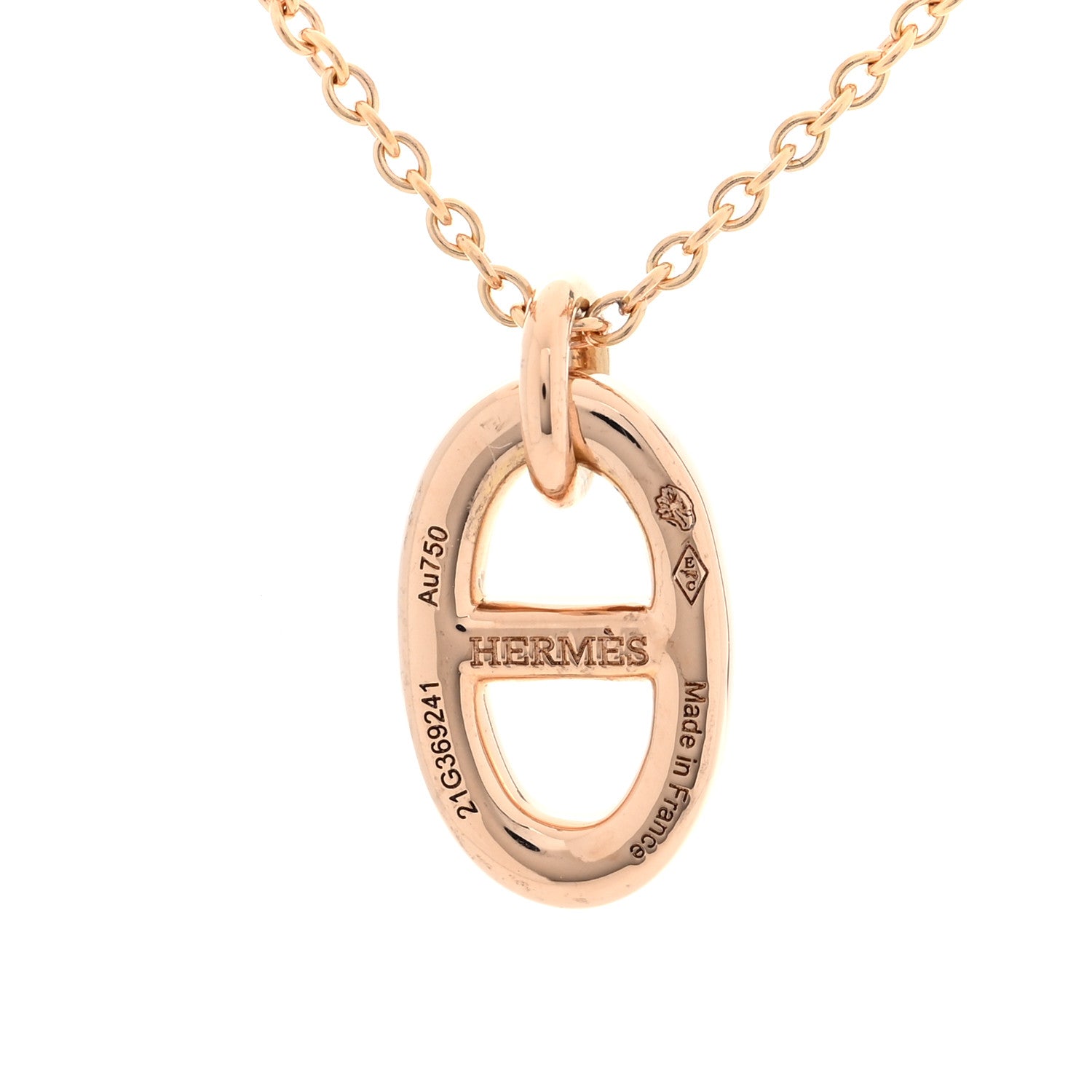 Hermes 18K Rose Gold PM Farandole Pendant Necklace 4 of 6