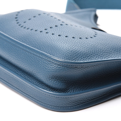 Hermes Taurillon Clemence Evelyne III PM Colvert 9 of 9